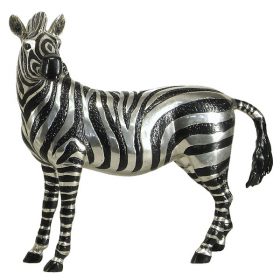 silver plated female zebra