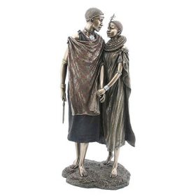 cold cast bronze Maasai figurines
