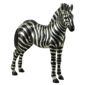 silver plated baby zebra