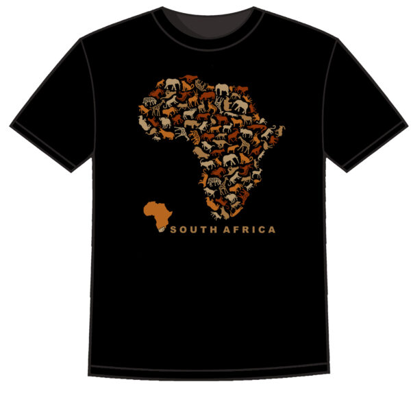 A7 Adult Black Africa Map Asst Animals