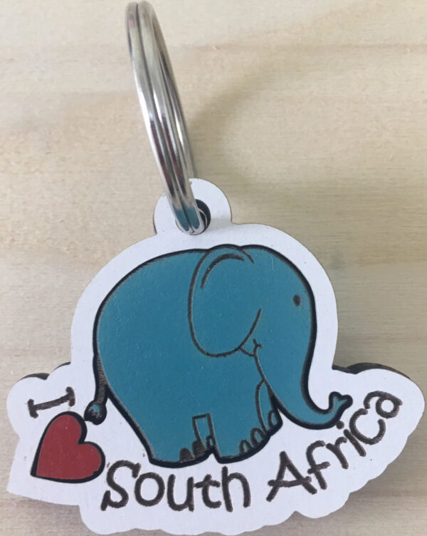 Laser Cut Key ring Baby Animal Elephant (MOQ 12)