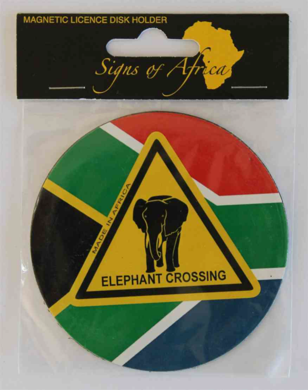 LDH03 - Elephant Licence Disc Holder