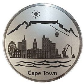 Fridge Magnet of the Cape Town Skyline