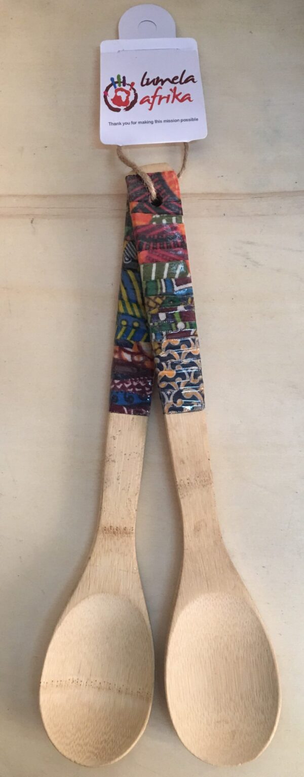 Ankara Salad Servers (MOQ 6)