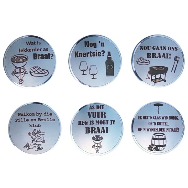 Fridge Magnet - Braai set