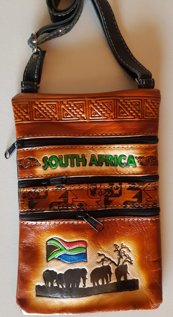 Passport Shoulder Bag - Elephant Herd