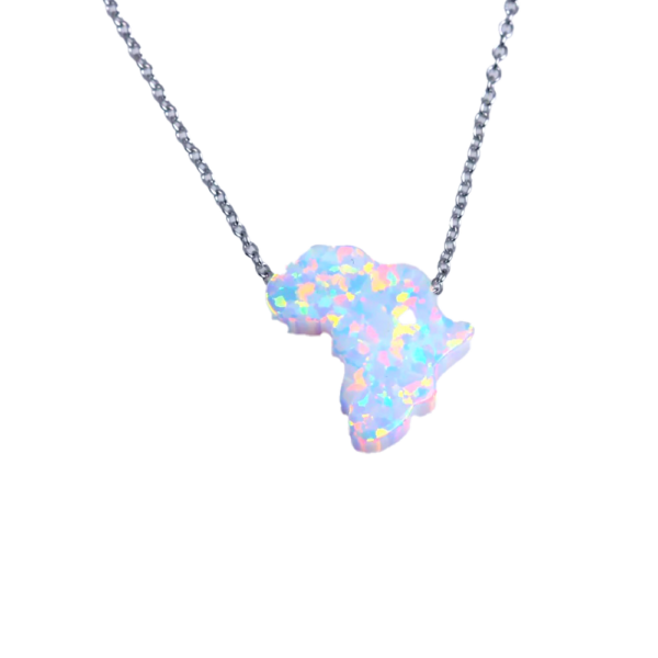 925 STERLING SILVER OPAL AFRICA WHITE
