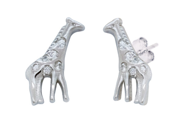 925 STERLING SILVER MISU AFRICA LOVE GIRAFFE BRACELET AND EARRING SET - Image 3